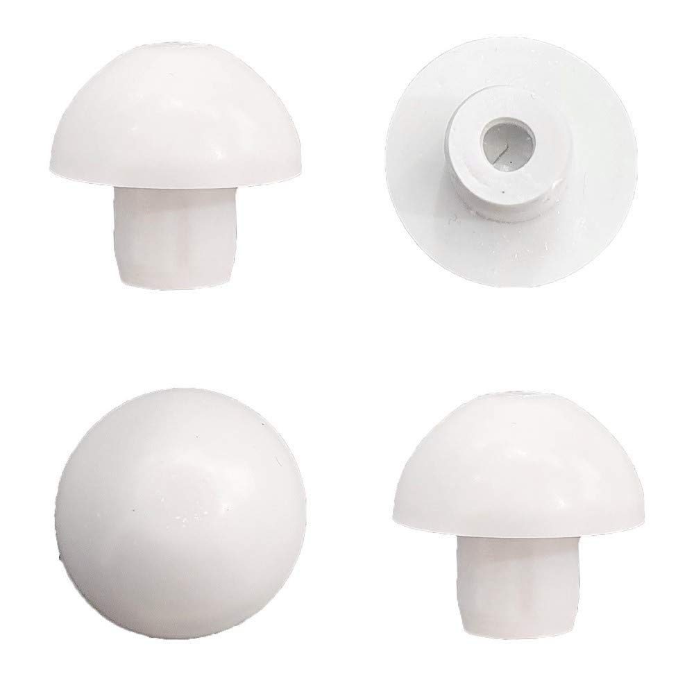 HYDRO HOME Kit 4 Paracolpi In Gomma Per Sedile WC - Grigi Con Scalino - Modello PAR003