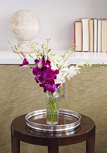 Image of KaBloom-20 Purple&White Orchid Bouquet,Flowers for Valentine, Mother's Day