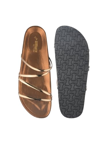 Image of SilverArrow womens Zouka Flat Sandals | Spark Design | Ethnic Wears | Fashion Sandals