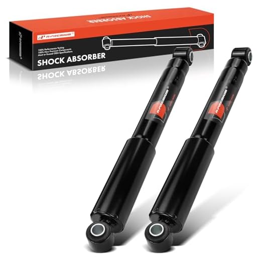 A-Premium Front Pair (2) Shock Absorber Compatible with Freightliner Cascadia 2018 2019 2020 2021 2022, Driver and Passenger Side