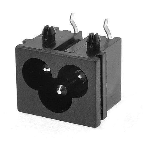 Aexit IEC320 C6 3�[�q�I�X�R�l�N�^AC�d���\�P�b�g�R�l�N�^250V 2.5A(IEC320 C6 Connecteur male a 3 bornes, connecteur d'alimentation C_A 220V 2.5A