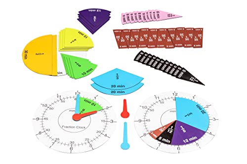 Montre magnétique Fractions WISSNER outil pédagogique mathématique primaire et collège