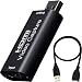 Scheda di registrazione video HDMI – 1080P 30fps Capture streaming, registrazione e condivisione – USB 2.0 Video Capture, supporta la registrazione video in diretta (grigio) (Brown)