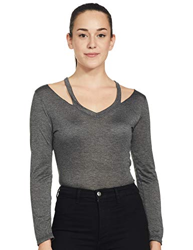 Image of Fabme Women's Styled Plain Cotton Top
