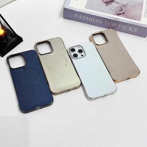 Coque rigide iPhone 16 Pro Max sans bordure et mate argent