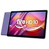 Amazon Fire HD 10 tablet (newest model) built for relaxation, 10.1 vibrant Full HD screen, octa-core processor, 3 GB RAM, 64 GB, Lilac