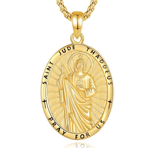 Médaillons catholiques Saint Jude : sublimez votre style quotidien avec foi