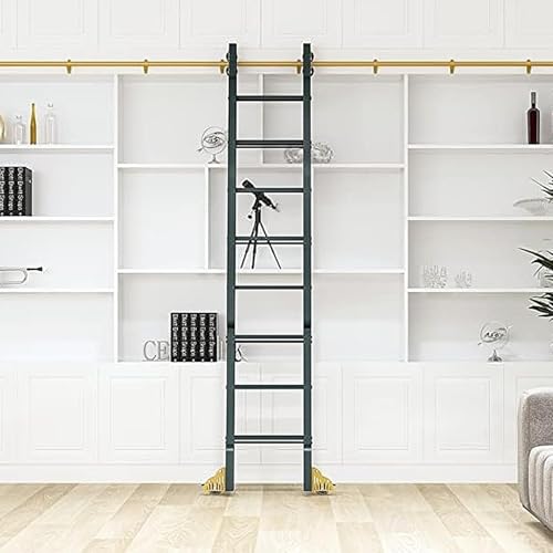 Kit de matériel de bibliothèque rail d'échelle en acier durable - 8