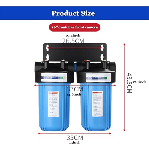 Préfiltration eau domestique 2 étapes pour protéger la plomberie
