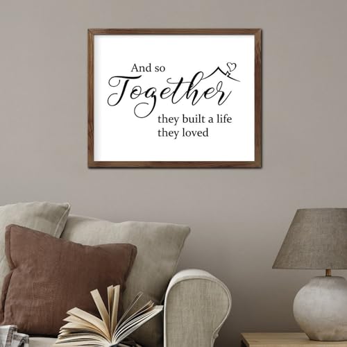 Décoration murale pour étagère panneau en bois citation inspirante - 4