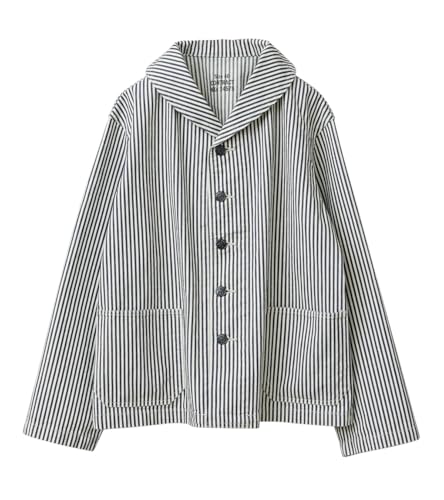 [WAIPER] �ČR U.S.NAVY PRISONER �q�b�R���[�V���[���J���[�W���P�b�g MADE OF�gKAIHARA DENIM�h�yWP1127�z (JP, �����T�C�Y, 40, STRIPE)
