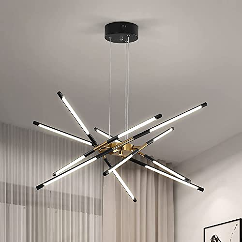 Lustre îlot de cuisine moderne LED 12 lumières salle à manger 72W