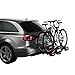 Thule VeloCompact Fahrradträger, Fahrradträger Anhängerkupplung Black/Aluminum, 2 Bikes