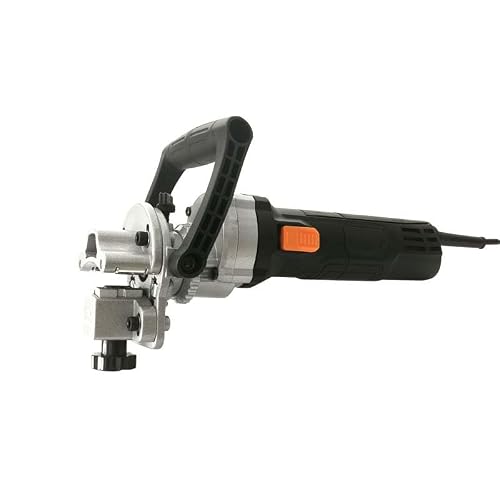 GYKOZY Beveling Machine - Portable Edge Chamfering Tool, Depth Adjustment Knob, for Steel, Aluminum, Copper, 5mm Chamfer Depth