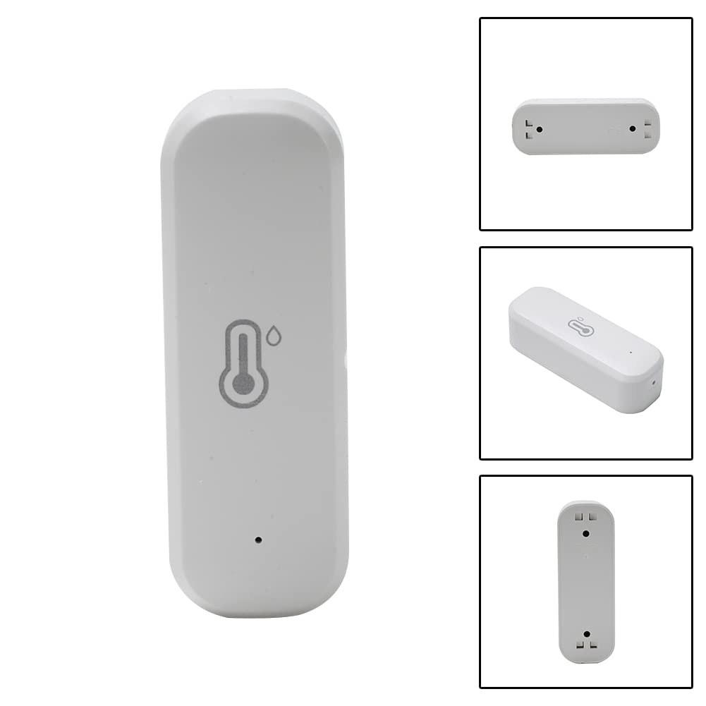 pour Tuya Lot de 4 Hygromètres Intelligents De Température Et D'humidité WIFI, WIFI Température et Capteur D'humidité Pour Hygromètre Intelligent Pour Serre Domestique Moniteur à Distance Et Alerte