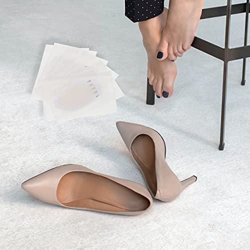 EXCEART 10Pcs Anti- Slip Hak Grips Hoge Hak Inserts Adhesive Gel Shoe Pads Hiel Pads Liners Stickers Onzichtbare Voor… - Image 4