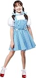 Rubies The Wizard of Oz: Dorothy Costume for Kids, Girl's Large