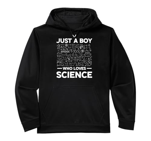 Just A Boy Who Loves Science Funny Math Science Performance Hoodie