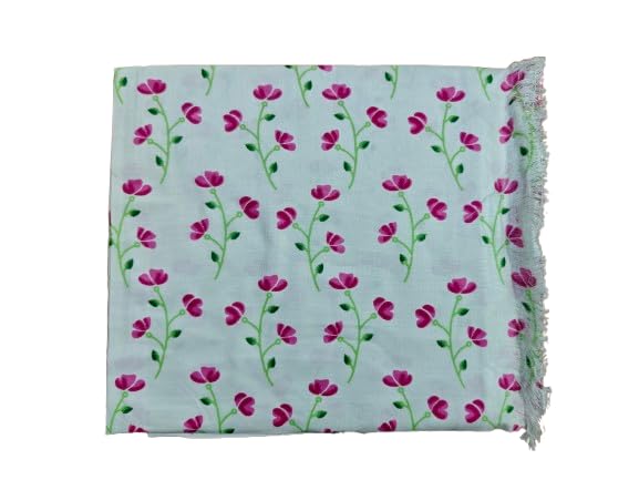 Shawl/Summer Blanket (Pink Flower Print)-picture-23