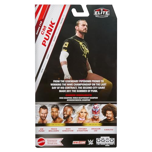 CM Punk (Macho Gear) - WWE Elite 113 Toy Wrestling Action Figure