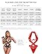 ohyeahlady Strappy Harness Body Damen Sexy Dessous Set Große Größen Bodysuit Curvy Stretch Rave Outfit mit Loch Reizwäsche Offen Unterwäsche Verstellbare Lingerie mit Halsband Schwarz XL-XXL
