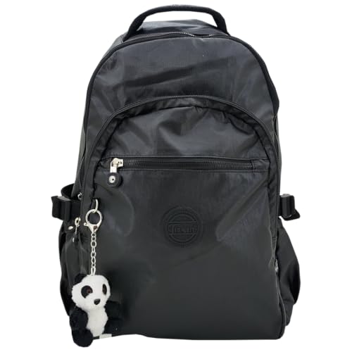 Mochila Tegaote Universitária Grande Metalizada Impermeável (Preta)