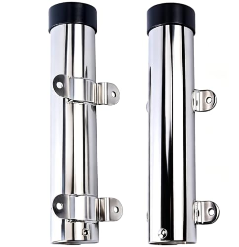 Amarine Made 2/4-Pack Transom Mount Rod Holders with Welded Brackets (2-Pack)