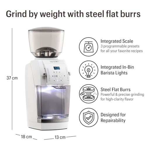 Image of Baratza Vario + Flat Steel Burr Grinder (White)