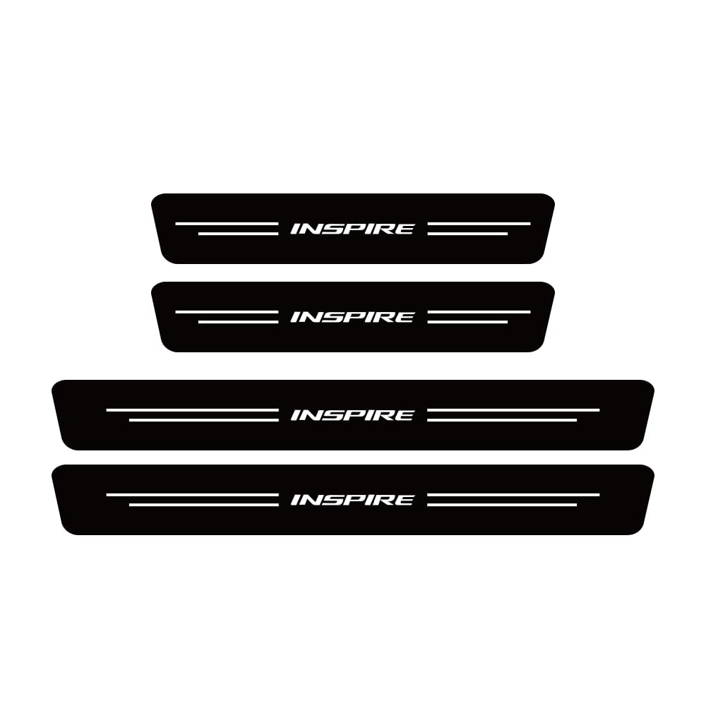 SDYAYFGE 4Pcs Kick Plates Car Door Sill Protector,for Inspire