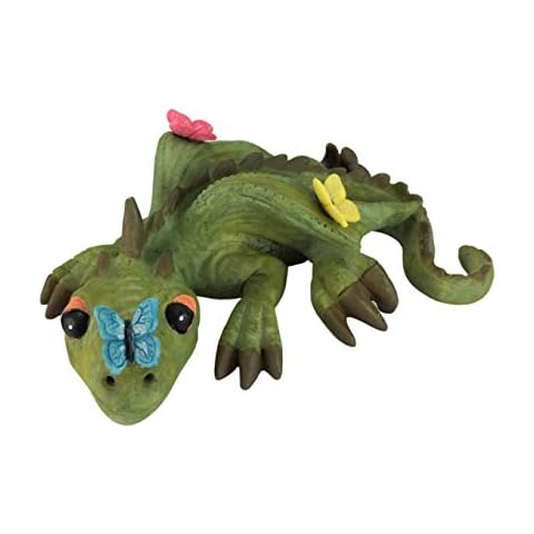 GlitZGlam Cody the Green Dragon for Fairy Gardens Cover