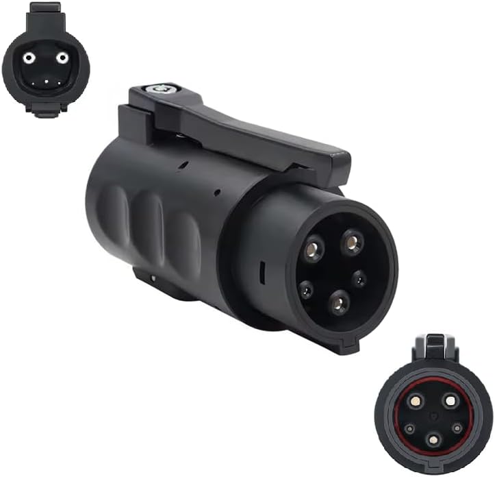 EV Charging Adapter for Tesla to Type 1 NACS-J1772 80A 240V High Powered Converter Connector Destination Chargers Mobile Electric Vehicles Black product image