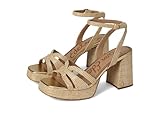 Sam Edelman Women's Reese Heeled Sandal, Sand Dune Multi, 5.5