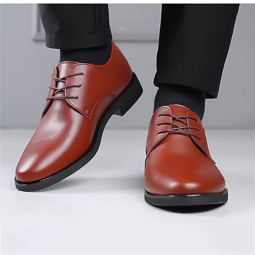 Men's Lace-up Shoes Classic Black Business Oxfords Dress Derbys for Wedding Party Evening Walking3