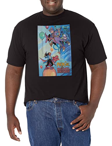 T-shirt Marvel Moon Girl col rond coupe ample anti-engoncement homme