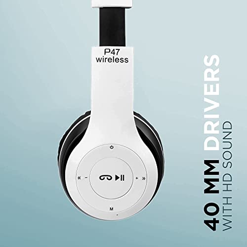 Image of P47 Best Brand Wireless Portable Gaming Bluetooth Headset (Multicolor)