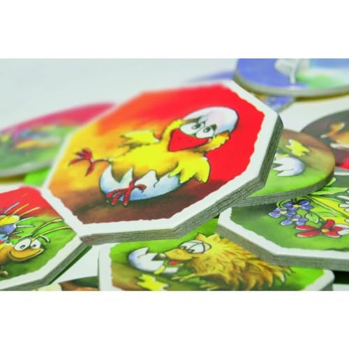 zoch 601121800 Zicke Zacke Hühnerkacke – das rasante Gedächtnisrennen, Kinderspiel des Jahres 1998, 2-4 Spieler, für Jungen und Mädchen ab 4 Jahren – Bild 4