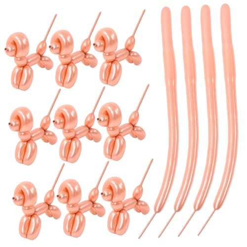 Garneck 100pezzi Palloncini Lunghi in Lattice Intrecciati Palloncini Modellabili Strisce Decorazioni Da Te Per Feste Oggetti Fotografici Per Interni Ed Esterni