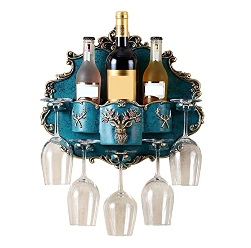 Soporte para botellas de vino creative resin azul miniatura 3