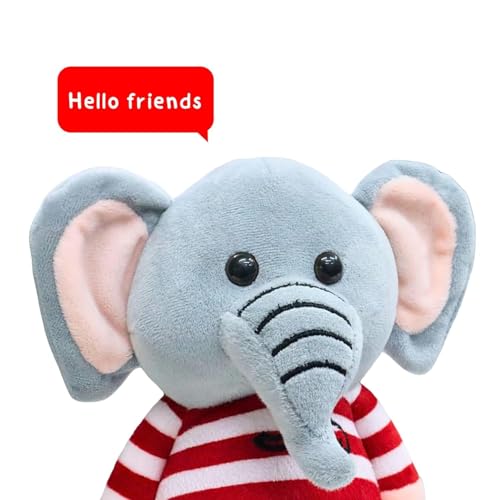Image of TOYTALES Soft Toys Combo Pack Cute Elephant & Yellow Cat Plush Toy Set for Kids, Stuffed Animal Soft Toys for Girls & Boys, Baby Gift Set (Pack of 2)