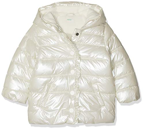 United Colors of Benetton Romantic BB G3 Abrigo, Blanco (Bianco Panna 903), 74/80 (Talla del Fabricante: 74) para Bebés