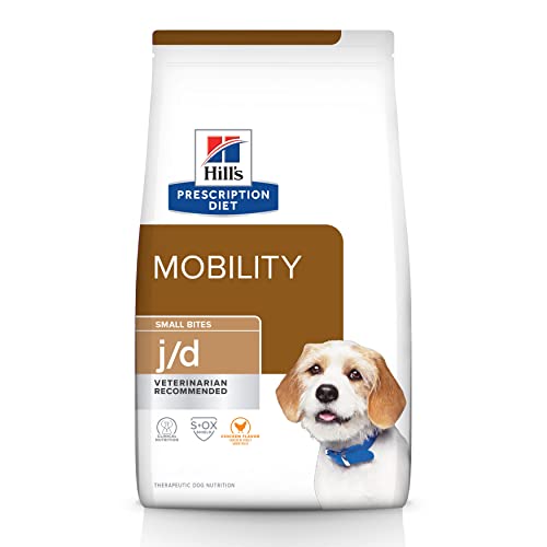 Hill's Prescription Diet j/d Joint Care Small Bites Chicken Flavor Dry Dog Food, Veterinary Diet, 8.5 lb. Bag