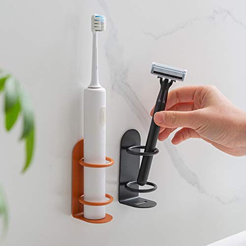 Portaspazzolino Elettrico Da Parete Con Base In Diatomite - Organizer Bagno 3 Scomparti Per Philips E Oral-B (Adesivo, Senza Fori)