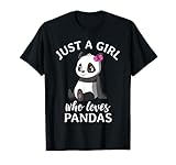 Nur ein Mädchen das Pandas liebt. Niedliches Pandabären-Kostüm.