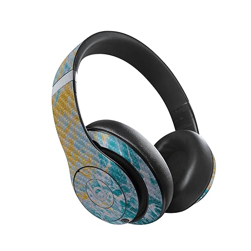 Image of MightySkins Carbon Fiber Skin Compatible with Beats Studio Pro - Ocean Marble | Protective, Durable Textured Carbon Fiber Finish | Easy to Apply
