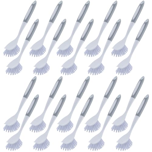 Image of Hsei 30 Pcs Kitchen Scrub Dish Brush Bulk, Gray