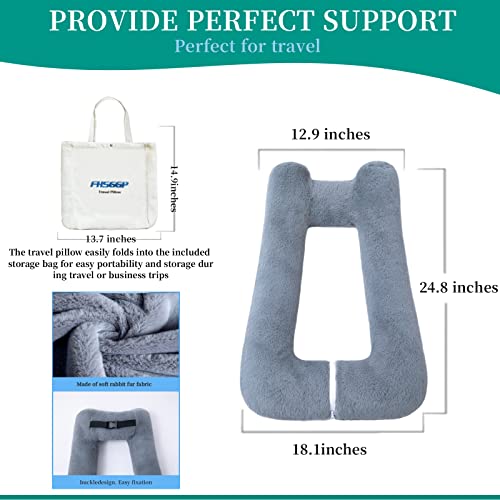 Image of FHSGGP Travel Pillow Upgraded Version of Aircraft Travel Neck Pillow