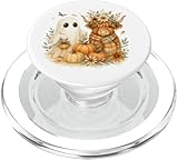 Photo Gallery highland cow & ghost pumpkin patch watercolor halloween popsockets popgrip per magsafe Photo Gallery highland cow & ghost pumpkin patch watercolor halloween popsockets popgrip per magsafe