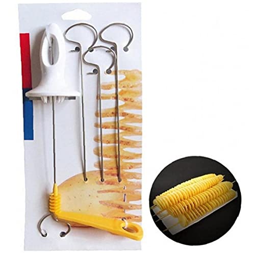 BYFRI 1pc Potato Spiral Cutter Manual Slicer Spiral French Fry Cutter Potato Tower Making Twist Shredder Kitchen Tools