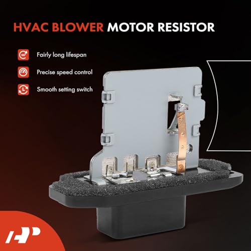 Image of A-Premium Front HVAC Blower Motor Resistor Compatible with Toyota Models | for Camry 1997-2001, Solara 1999-2003 - with Wire Harness Kit, Replace# 8713833060
