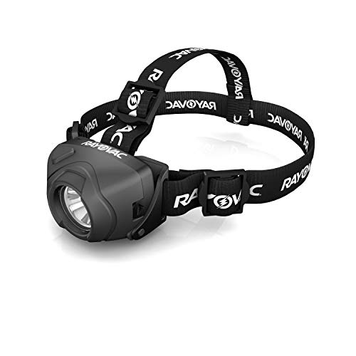 rayovac led headlight - Rayovac Virtually Indestructible LED Headlamp Flashlight, 350 High Lumens